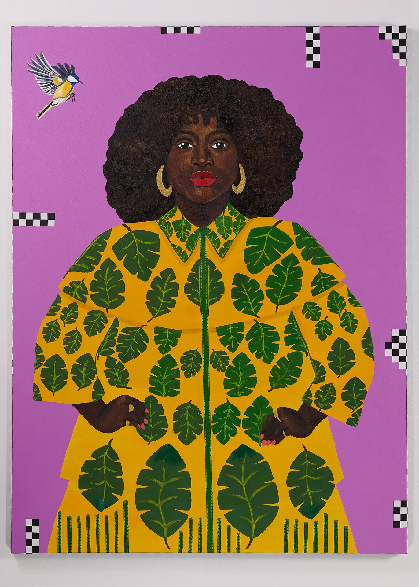 Thelma - Acryl und Tape auf Leinwand